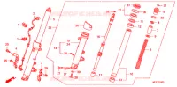 FORCELLA ANTERIORE per Honda CB 1300 SUPER FOUR TWO TONES 2009