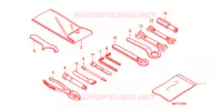 UTENSILI/SCATOLA BATTERIA per Honda CB 1300 SUPER FOUR TWO TONES 2009