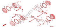 FRECCIA LAMPEGGIATORE (CB1300/A) per Honda CB 1300 SUPER FOUR ABS SPECIAL 2009
