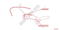 EMBLEMA/STRISCIA per Honda CB 1100 ABS BLACK STYLE 2J 2014