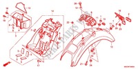 PARAFANGO POSTERIORE per Honda CB 1100 EX ABS, E Package 2014