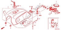 SERBATOIO COMBUSTIBILE/POMPA COMBUSTIBILE per Honda CB 1100 EX ABS, E Package 2014