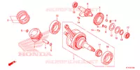 ALBERO MANOVELLA/PISTONE per Honda CBR 125 2007