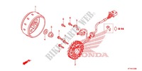 COPERTURA CASSA MANOVELLA/ GENERATORE(2) per Honda CBR 125 2007