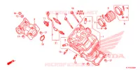 COPERTURA TESTA CILINDRO per Honda CBR 125 2007