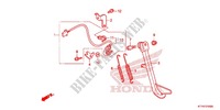 SOSTEGNO PRINCIPALE/PEDALE FRENO per Honda CBR 125 2007