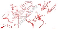 SEDILE SINGOLO(2) per Honda CBR 250 R ABS RED 2011