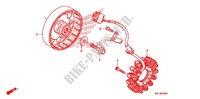 COPERTURA CASSA MANOVELLA/ GENERATORE(2) per Honda CBR 600 RR BLACK 2011