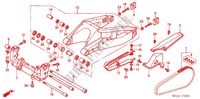 FORCELLONE (CBR900RR'02,'03) per Honda CBR 954 RR 2002