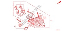 CALIBRO FRENO POSTERIORE per Honda S WING 125 ABS 2ED 2012