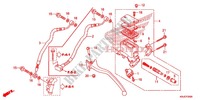 POMPA FRENO POSTERIORE per Honda S WING 125 ABS 2ED 2012