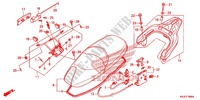 SEDILE/PORTATORE POSTERIORE per Honda S WING 125 ABS 2ED 2012