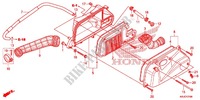 COPERTURA ANTERIORE/FILTRO ARIA per Honda S WING 125 ABS E 2012