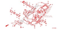 CORPO TELAIO per Honda CRF 150 F 2012