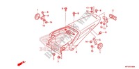 PARAFANGO POSTERIORE per Honda CRF 150 F 2012
