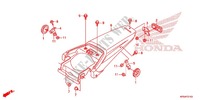 PARAFANGO POSTERIORE ('12 '14) per Honda CRF 230 F 2012