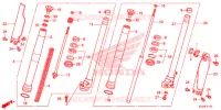 FORCELLA ANTERIORE per Honda CRF 250 L 2014