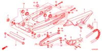 BRACCIO OSCILLANTE/CASSA CATENA per Honda CRF 250 L 2016