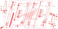 FORCELLA ANTERIORE per Honda CRF 250 L 2016