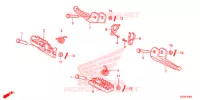 GRADINO/BRACCIO A TIRO/ PEDALE CAMBIO per Honda CRF 250 L 2016