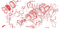 COPERTURA ANTERIORE/FILTRO ARIA per Honda CRF 450 X 2012