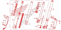 FORCELLA ANTERIORE per Honda CRF 450 X 2012