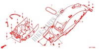 PARAFANGO POSTERIORE per Honda CTX 700 DCT ABS 2014