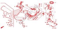SERBATOIO COMBUSTIBILE per Honda CTX 700 N ABS 2014