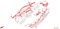 SEDILE/RIPARO POSTERIORE per Honda CTX 700 N DUAL CLUTCH 2014