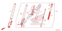 FORCELLA ANTERIORE per Honda CTX 1300 2014