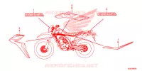 EMBLEMA/STRISCIA (CRF250L/LA) per Honda CRF 250 L 2018