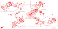 FRECCIA LAMPEGGIATORE (CRF250L/LA) per Honda CRF 250 L 2018