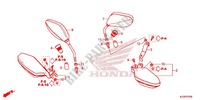 SPECCHIO   PARAMANO per Honda CRF 250 L 2017