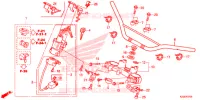 CONDOTTO MANIGLIA/PONTE SOPRA (2) per Honda CRF 250 L 2017