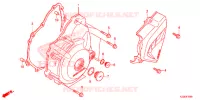 COPERTURA CASSA MANOVELLA/ GENERATORE(2) per Honda CRF 250 L 2017