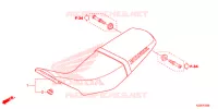 SEDILE SINGOLO(2) per Honda CRF 250 L 2017