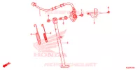SOSTEGNO PRINCIPALE/PEDALE FRENO per Honda CRF 250 L 2017