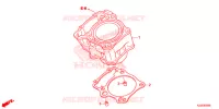 CILINDRO per Honda CRF 250 L 2017