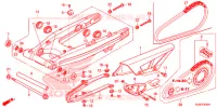 BRACCIO OSCILLANTE/CASSA CATENA per Honda CRF 250 RALLYE ABS 2017
