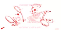 SPECCHIO   PARAMANO per Honda CRF 250 RALLYE ABS 2017