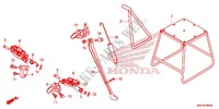 GRADINO/PIEDE D'APPOGGIO per Honda CRF 450 R 2017