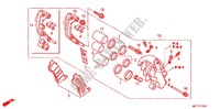 CALIBRO FRENO ANTERIORE per Honda SILVER WING 400 GT ABS 2010