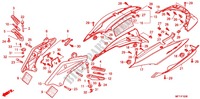 COPERTURA CORPO/SCATOLA BAGAGLI/ PORTATORE BAGAGLI per Honda SILVER WING 400 GT ABS 2012