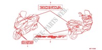 EMBLEMA/MARCHIO  per Honda SILVER WING 400 GT ABS 2009