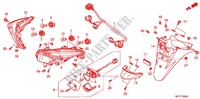 LUCE CODA/PARAFANGO POSTERIORE (B/E/F/IT/N/PO) per Honda SILVER WING 400 GT ABS 2012