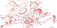 SEDILE SINGOLO(2) per Honda SILVER WING 400 GT ABS 2011