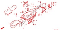 COPERTURA CORPO/SCATOLA BAGAGLI/ PORTATORE BAGAGLI per Honda SILVER WING 400 GT 2011