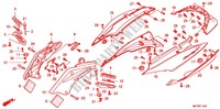 CARENE POSTERIORE (FJS600A/D9) per Honda SILVER WING 600 GT ABS 2011