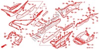 GONNA LATERALE/COPERTURA CENTRO (FJS600A/D9) per Honda SILVER WING 600 GT ABS 2012
