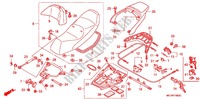 SEDILE SINGOLO(2) per Honda SILVER WING 600 GT ABS 2012